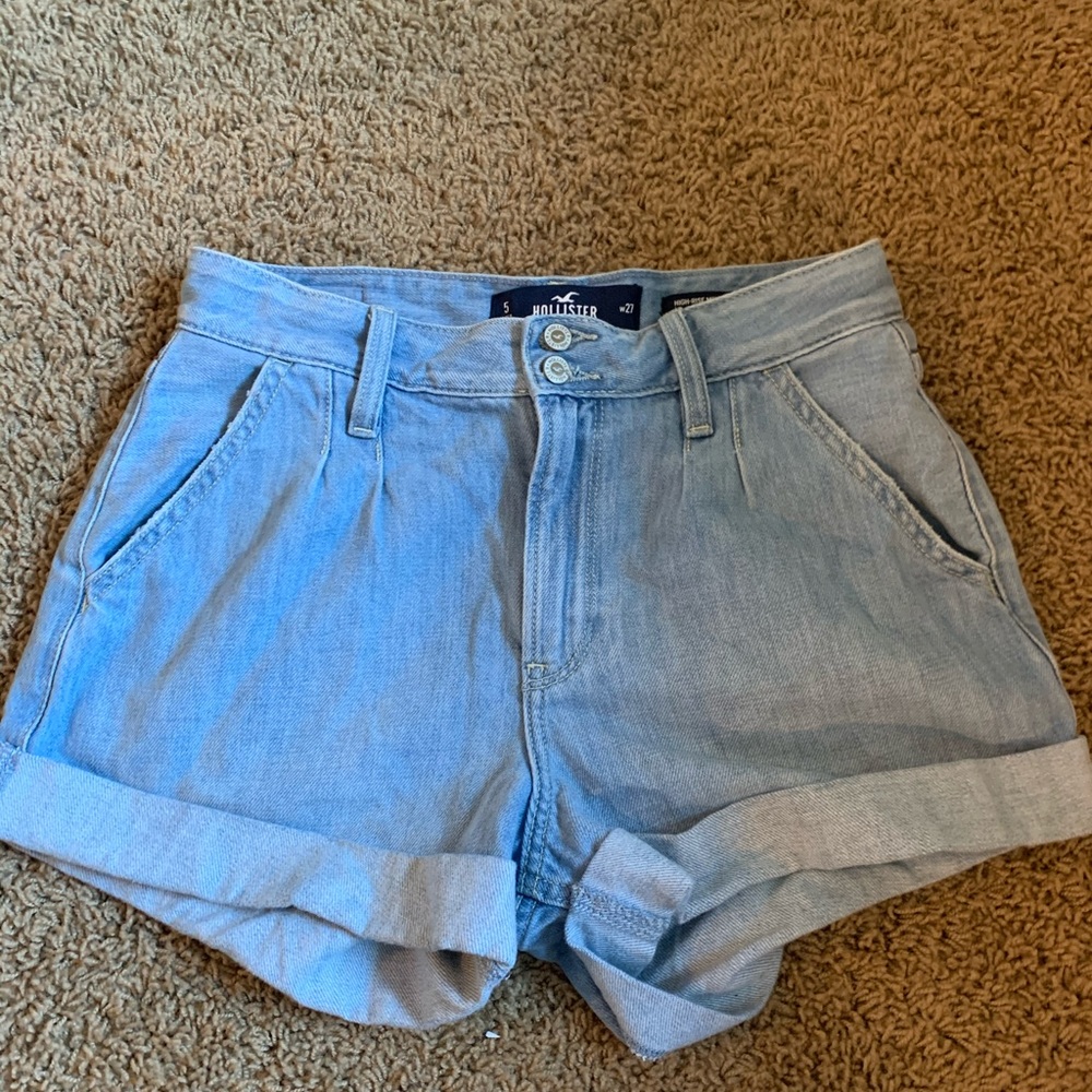 holister high rise mom shorts